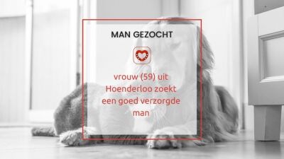 Vrouw 59 jaar Hoenderloo zoekt man